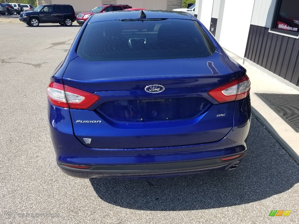 2013 Fusion SE - Deep Impact Blue Metallic / Charcoal Black photo #4