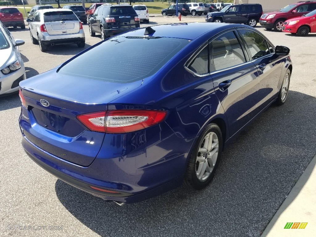 2013 Fusion SE - Deep Impact Blue Metallic / Charcoal Black photo #5