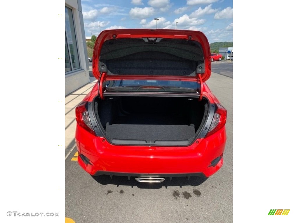 2019 Civic Sport Sedan - Rallye Red / Black photo #20
