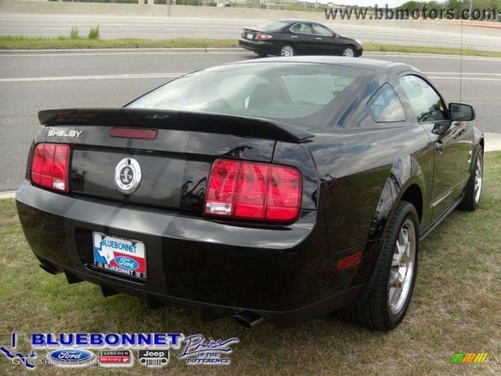 2009 Mustang Shelby GT500 Coupe - Black / Black/Black photo #8