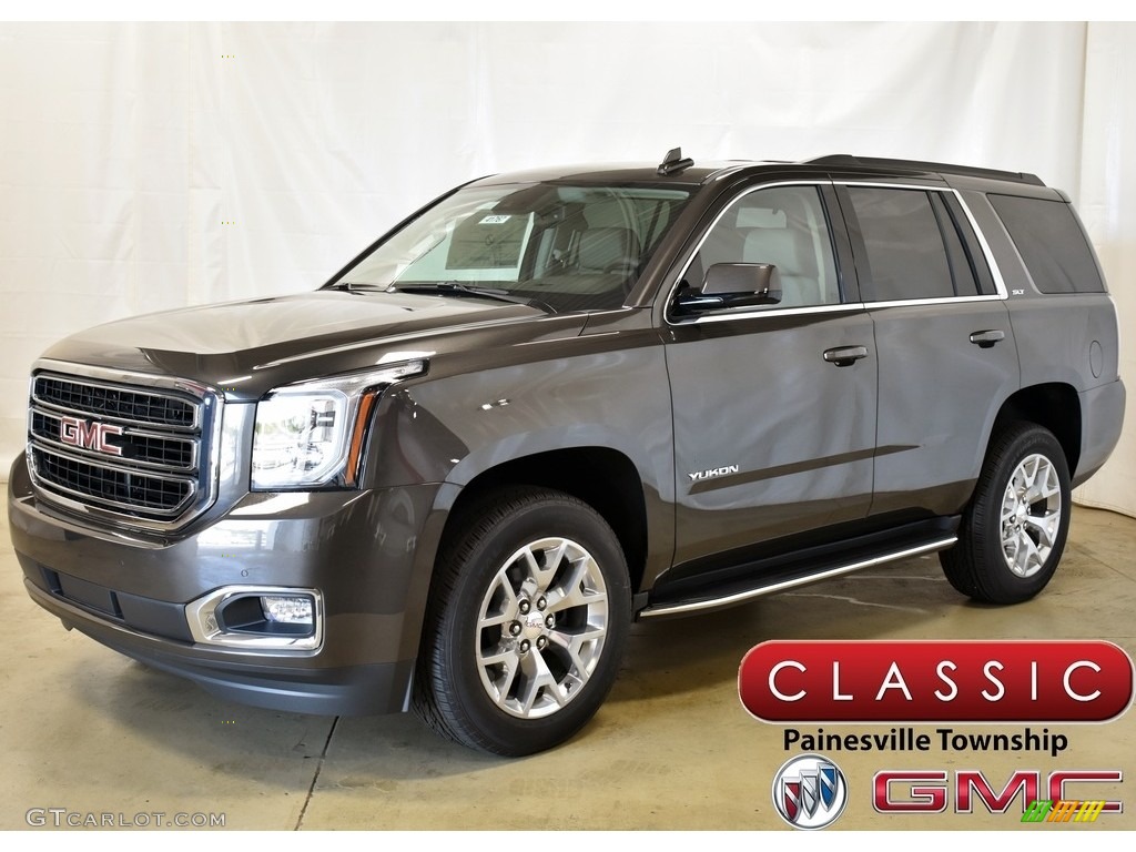 2020 Yukon SLT 4WD - Smokey Quartz Metallic / Cocoa/Dune photo #1