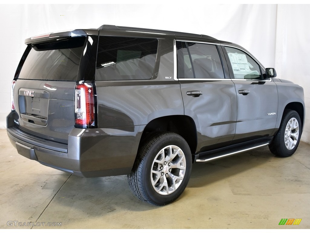2020 Yukon SLT 4WD - Smokey Quartz Metallic / Cocoa/Dune photo #2