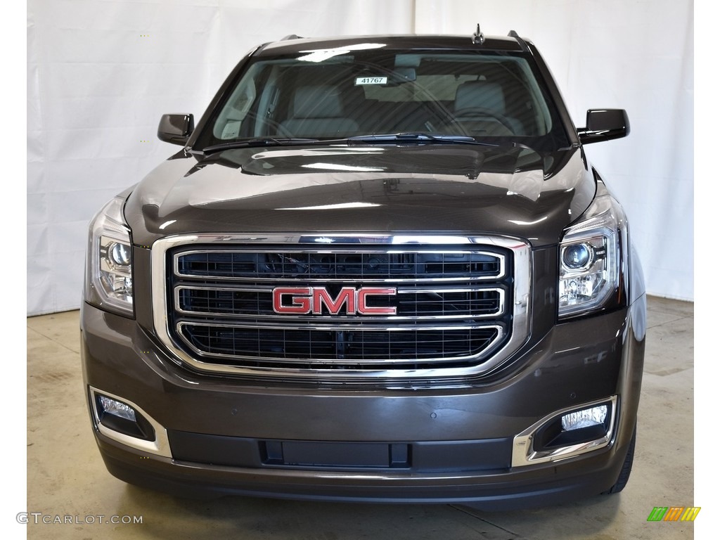 2020 Yukon SLT 4WD - Smokey Quartz Metallic / Cocoa/Dune photo #4