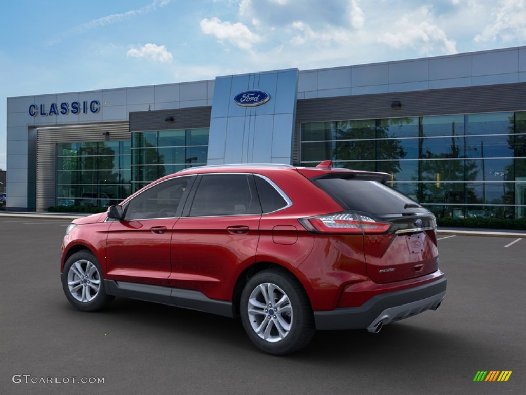 2019 Edge SEL AWD - Ruby Red / Ebony photo #4