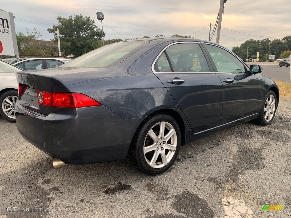 2004 TSX Sedan - Carbon Gray Pearl / Ebony photo #3