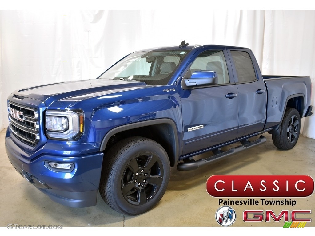 2019 Sierra 1500 Limited Elevation Double Cab 4WD - Stone Blue Metallic / Jet Black/Dark Ash photo #1