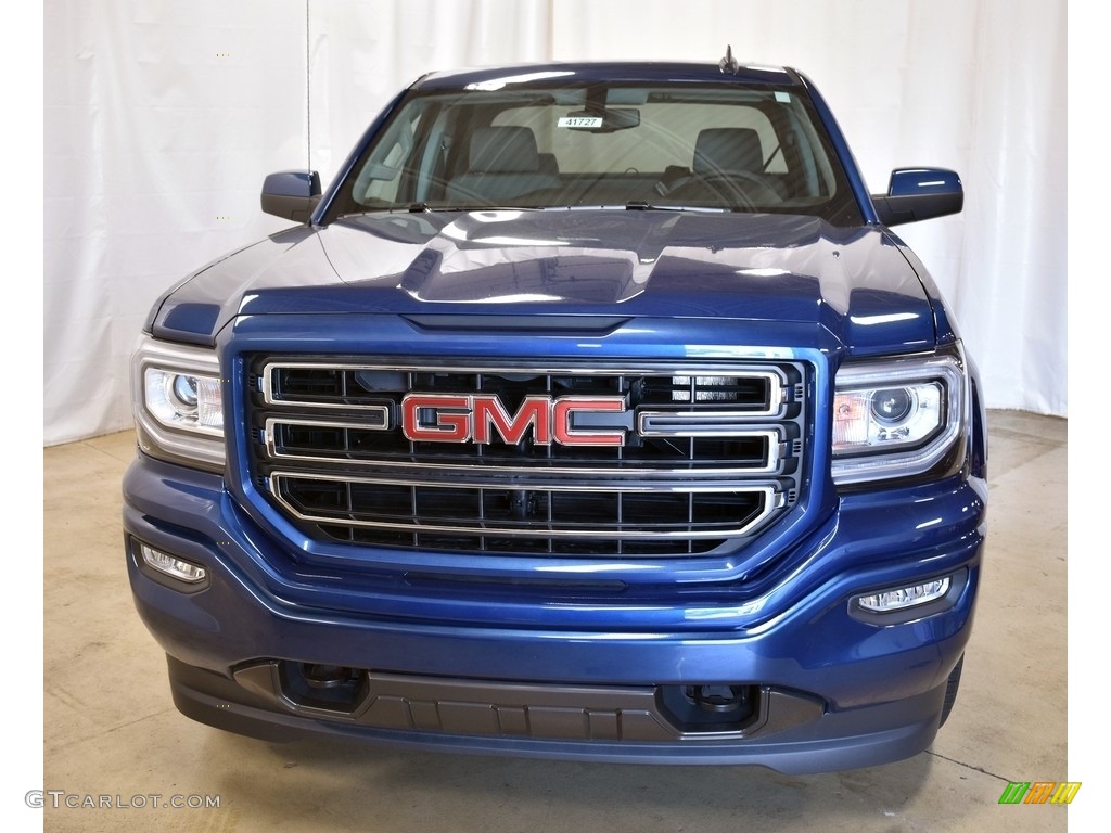 2019 Sierra 1500 Limited Elevation Double Cab 4WD - Stone Blue Metallic / Jet Black/Dark Ash photo #4