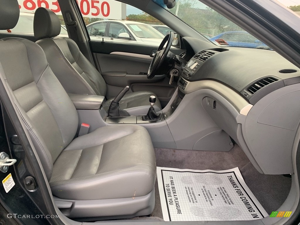 2004 TSX Sedan - Carbon Gray Pearl / Ebony photo #13