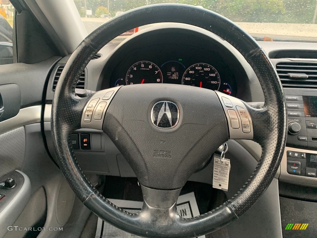 2004 TSX Sedan - Carbon Gray Pearl / Ebony photo #18