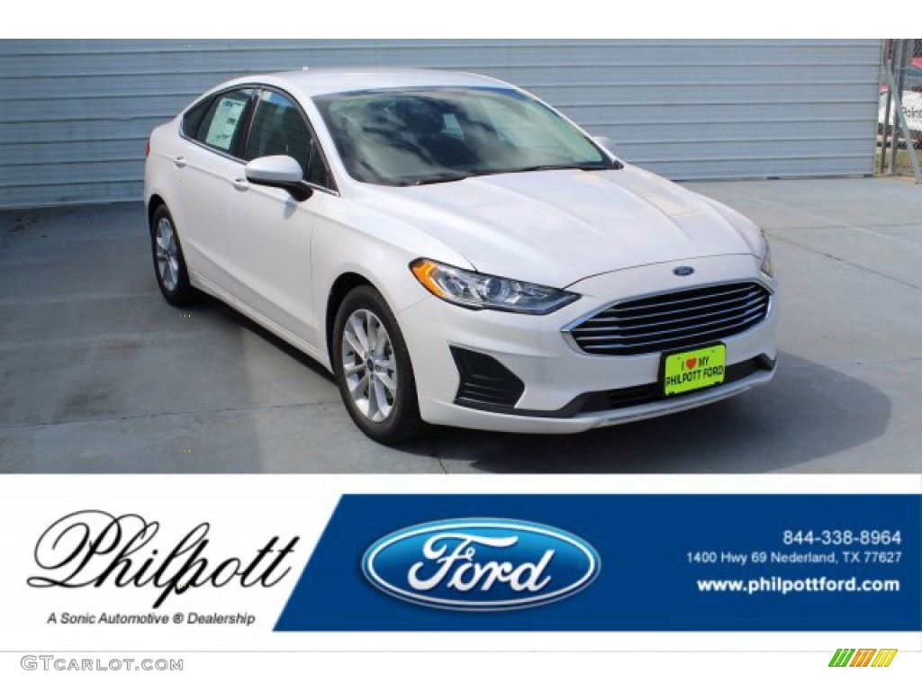 2020 Fusion SE - White Platinum / Ebony photo #1
