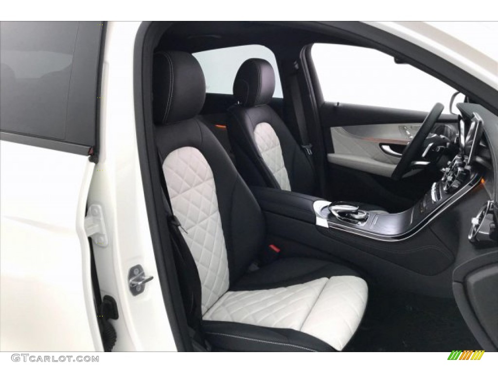 designo Platinum White Pearl/Black Interior 2019 Mercedes-Benz GLC 300 4Matic Coupe Photo #135396998