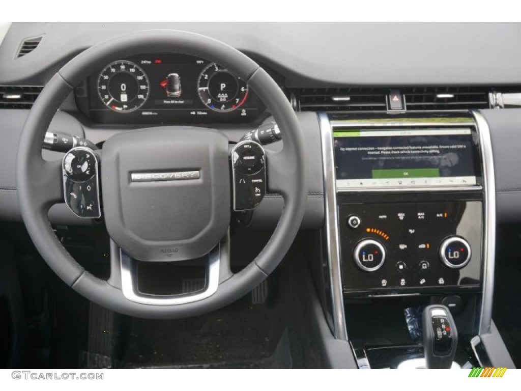 2020 Land Rover Discovery Sport S Ebony Steering Wheel Photo #135397370