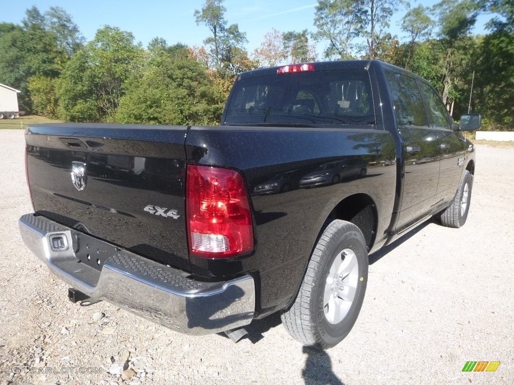 2019 1500 Classic Tradesman Crew Cab 4x4 - Diamond Black Crystal Pearl / Black/Diesel Gray photo #5