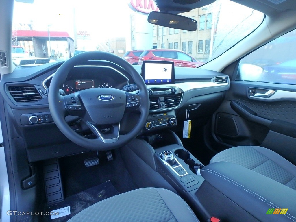 Dark Earth Gray Interior 2020 Ford Escape SE 4WD Photo #135397895