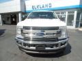 White Platinum - F250 Super Duty Lariat Crew Cab 4x4 Photo No. 3