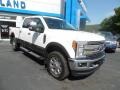 White Platinum - F250 Super Duty Lariat Crew Cab 4x4 Photo No. 5