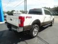 White Platinum - F250 Super Duty Lariat Crew Cab 4x4 Photo No. 8