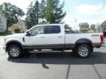 White Platinum - F250 Super Duty Lariat Crew Cab 4x4 Photo No. 11