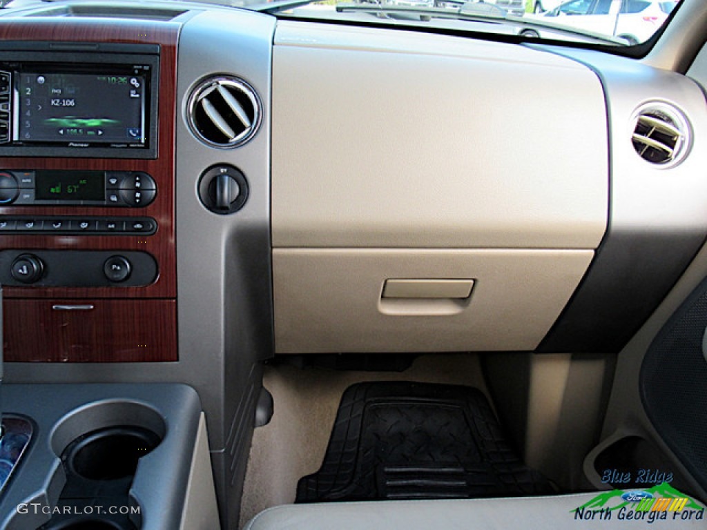 2005 F150 Lariat SuperCrew 4x4 - Black / Tan photo #17