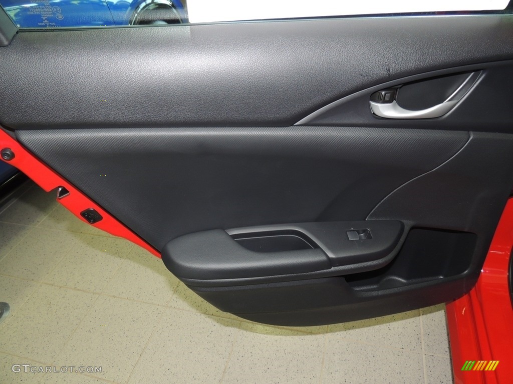 2019 Civic Sport Sedan - Rallye Red / Black photo #8