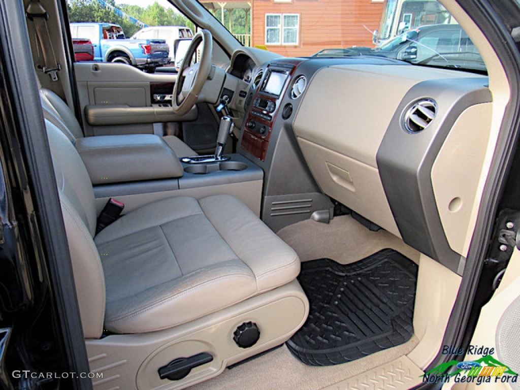 2005 F150 Lariat SuperCrew 4x4 - Black / Tan photo #28