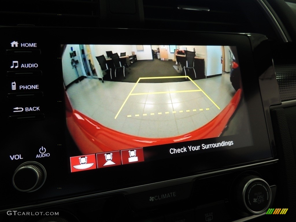 2019 Civic Sport Sedan - Rallye Red / Black photo #14