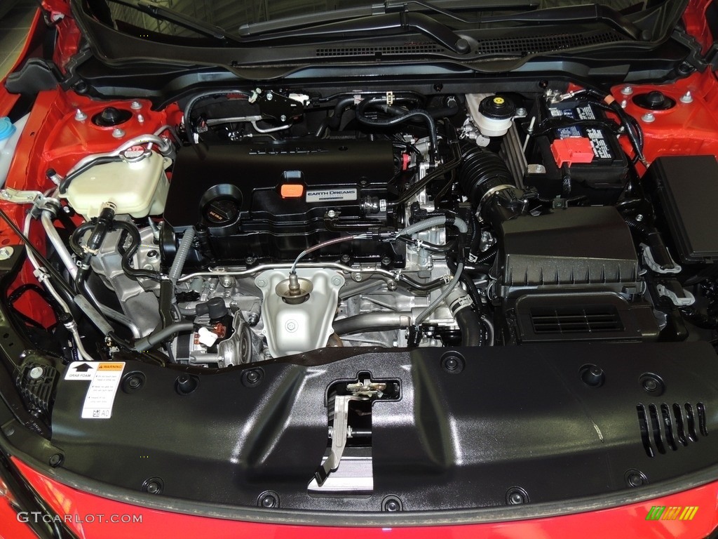 2019 Civic Sport Sedan - Rallye Red / Black photo #19