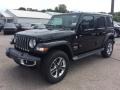 2020 Black Jeep Wrangler Unlimited Sahara 4x4  photo #6