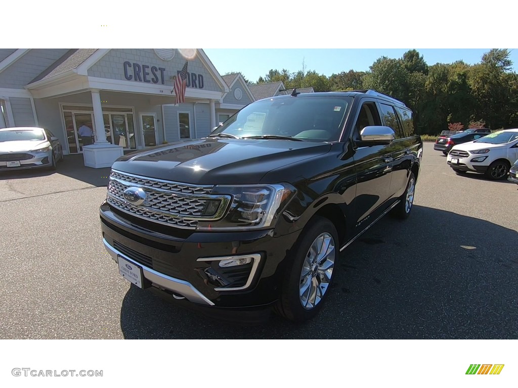 2019 Expedition Platinum 4x4 - Agate Black Metallic / Ebony photo #3