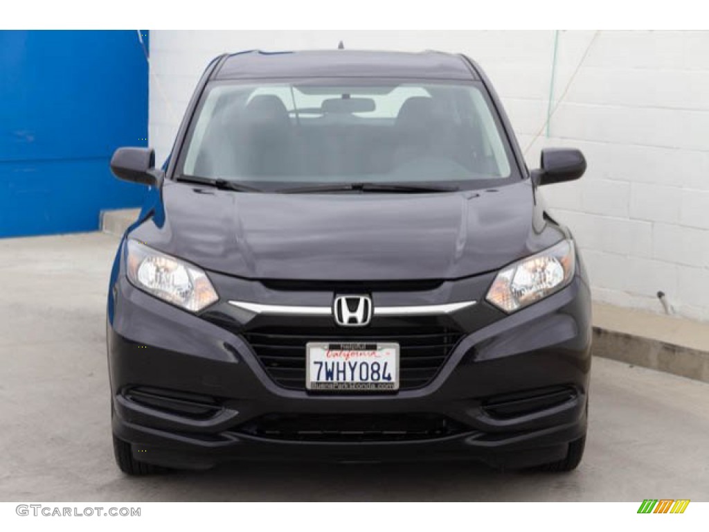 2016 HR-V LX - Modern Steel Metallic / Black photo #7