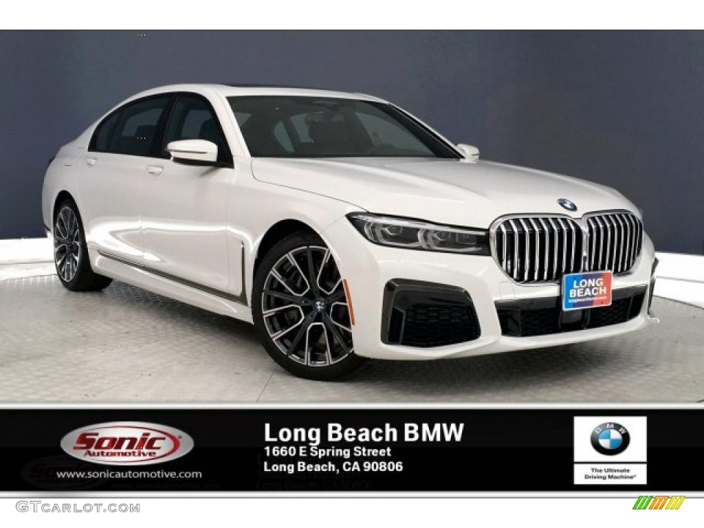 2020 7 Series 750i xDrive Sedan - Alpine White / Black photo #1