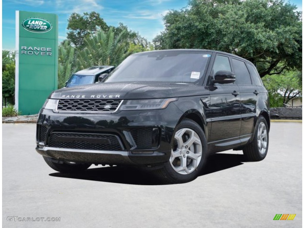 2020 Range Rover Sport HSE - Santorini Black Metallic / Ebony/Ebony photo #1