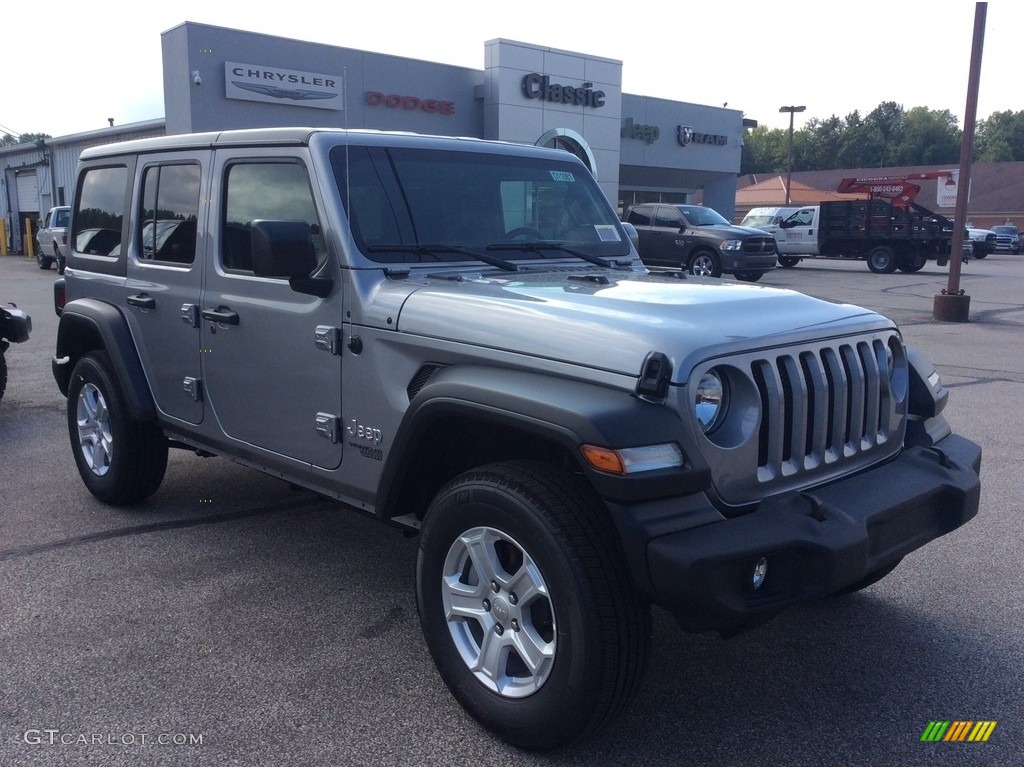 2020 Wrangler Unlimited Sport 4x4 - Billet Silver Metallic / Black photo #1