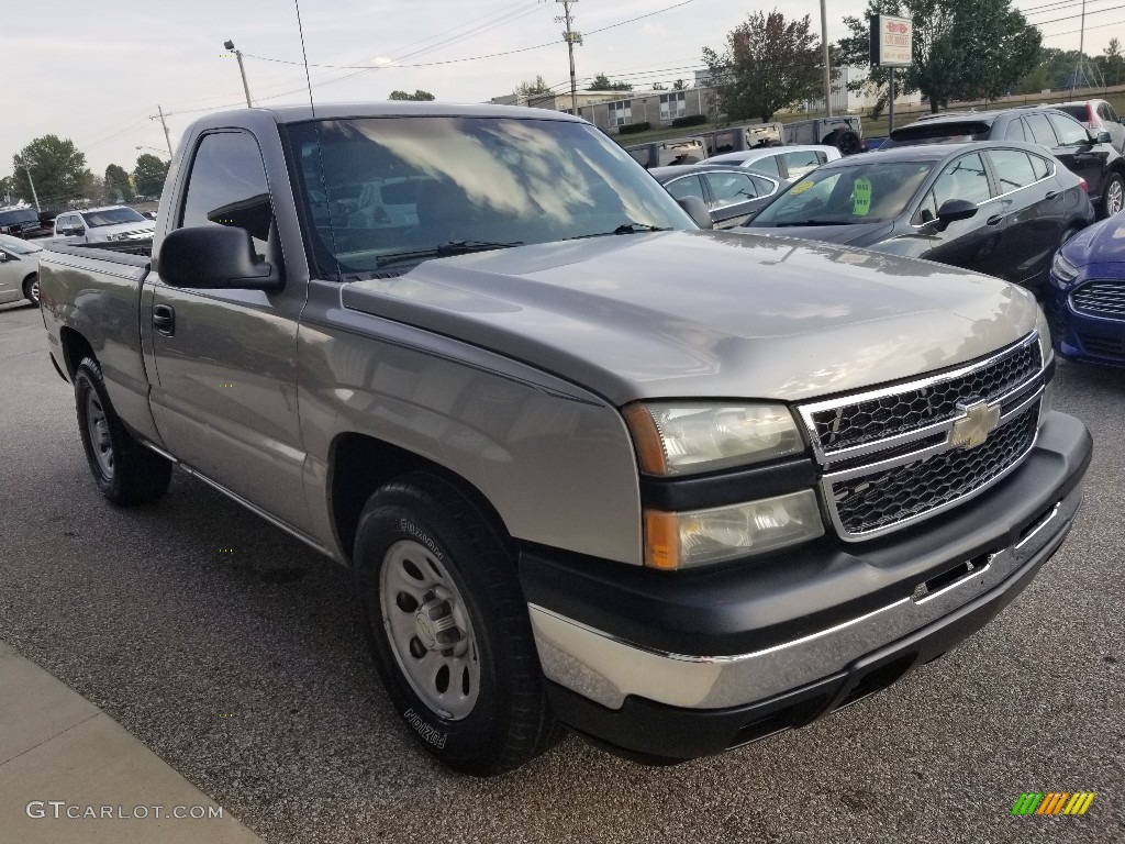 2007 Silverado 1500 Work Truck Regular Cab - Doeskin Tan / Dark Charcoal photo #6