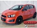 2013 Inferno Orange Metallic Chevrolet Sonic LT Hatch #135412440