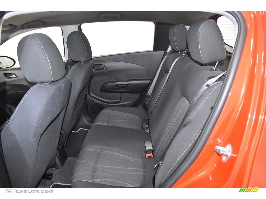 2013 Sonic LT Hatch - Inferno Orange Metallic / Jet Black/Dark Titanium photo #8