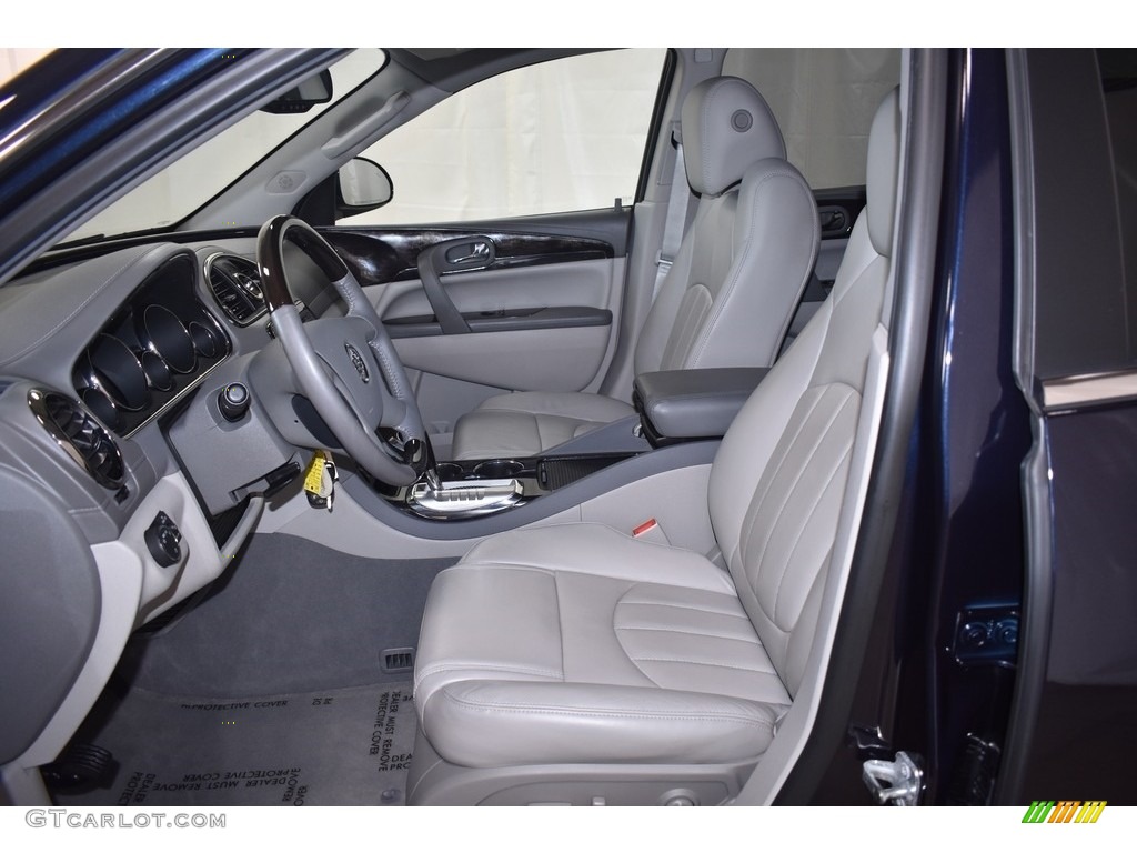 2015 Enclave Leather - Dark Sapphire Blue Metallic / Light Titanium/Dark Titanium photo #7