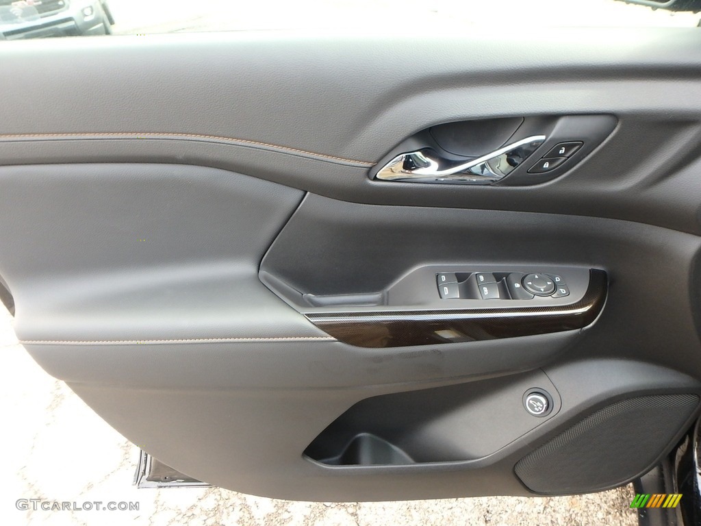 2020 GMC Acadia AT4 AWD Jet Black Door Panel Photo #135415373