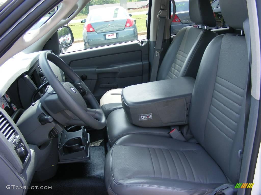 2006 Ram 1500 ST Quad Cab - Bright White / Medium Slate Gray photo #12