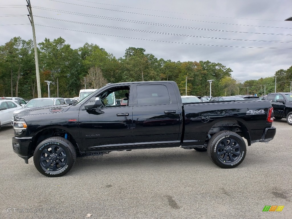 Diamond Black Crystal Pearl 2019 Ram 2500 Bighorn Crew Cab 4x4 Exterior Photo #135415712