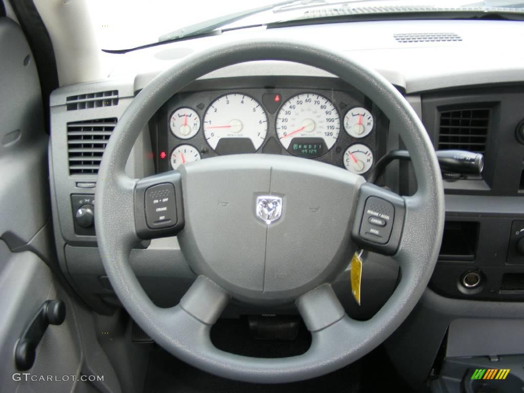 2006 Ram 1500 ST Quad Cab - Bright White / Medium Slate Gray photo #23