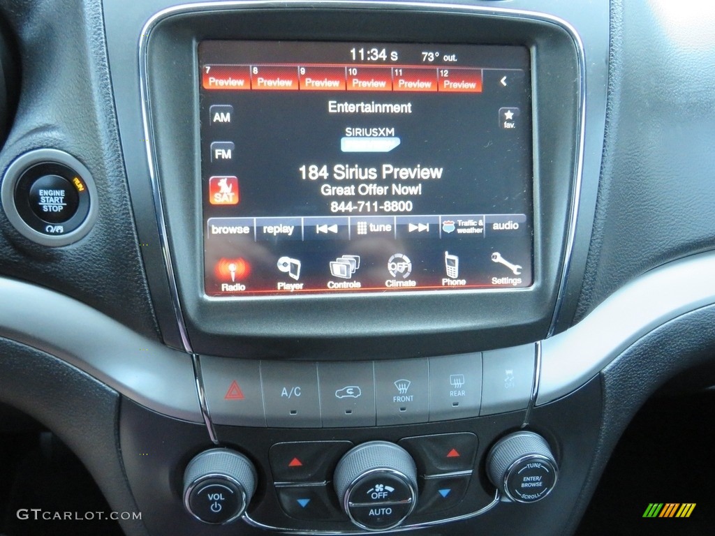 2018 Journey Crossroad AWD - Bruiser Grey / Black photo #28