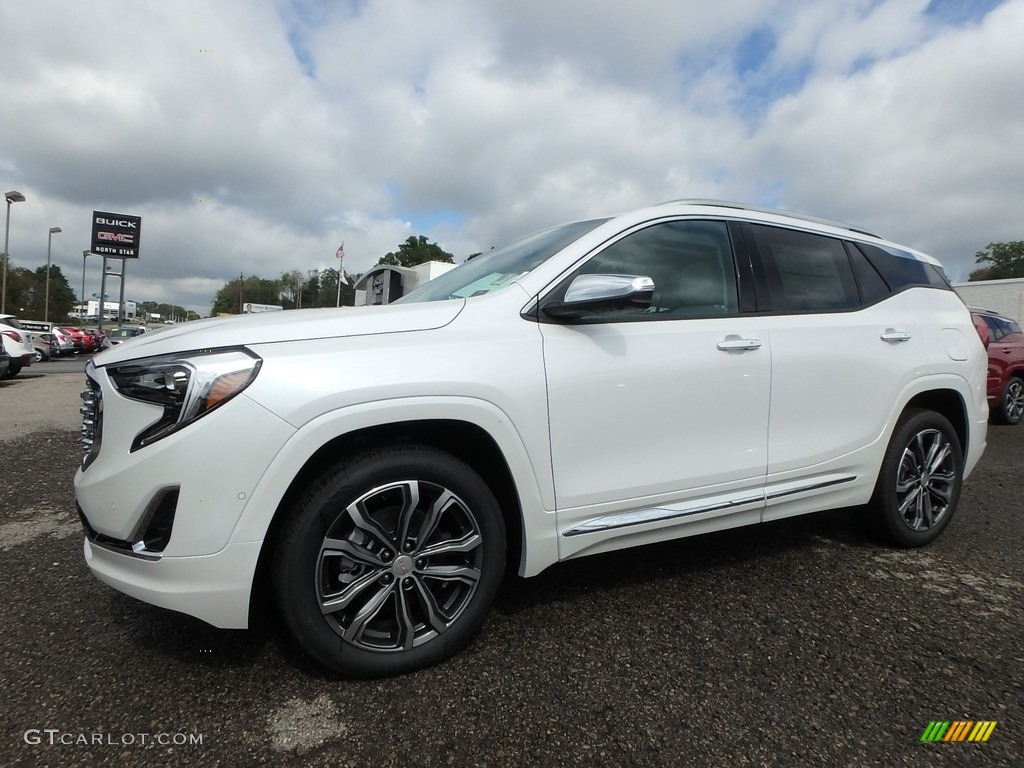 White Frost Tricoat 2020 GMC Terrain Denali AWD Exterior Photo #135419255