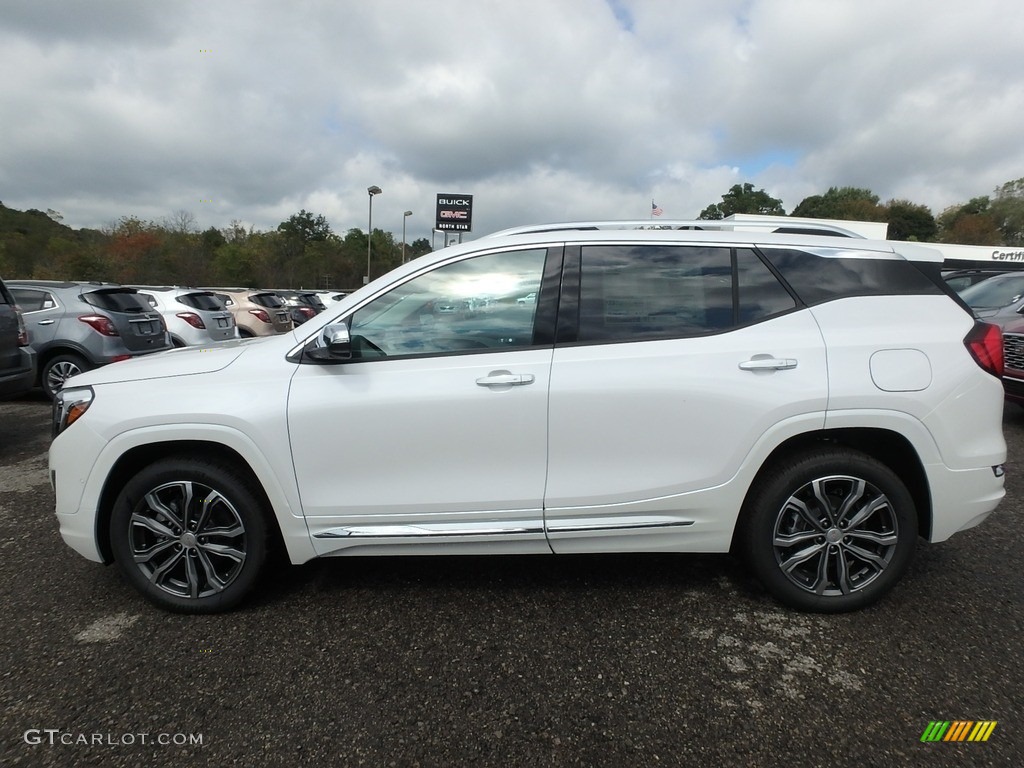 White Frost Tricoat 2020 GMC Terrain Denali AWD Exterior Photo #135419516