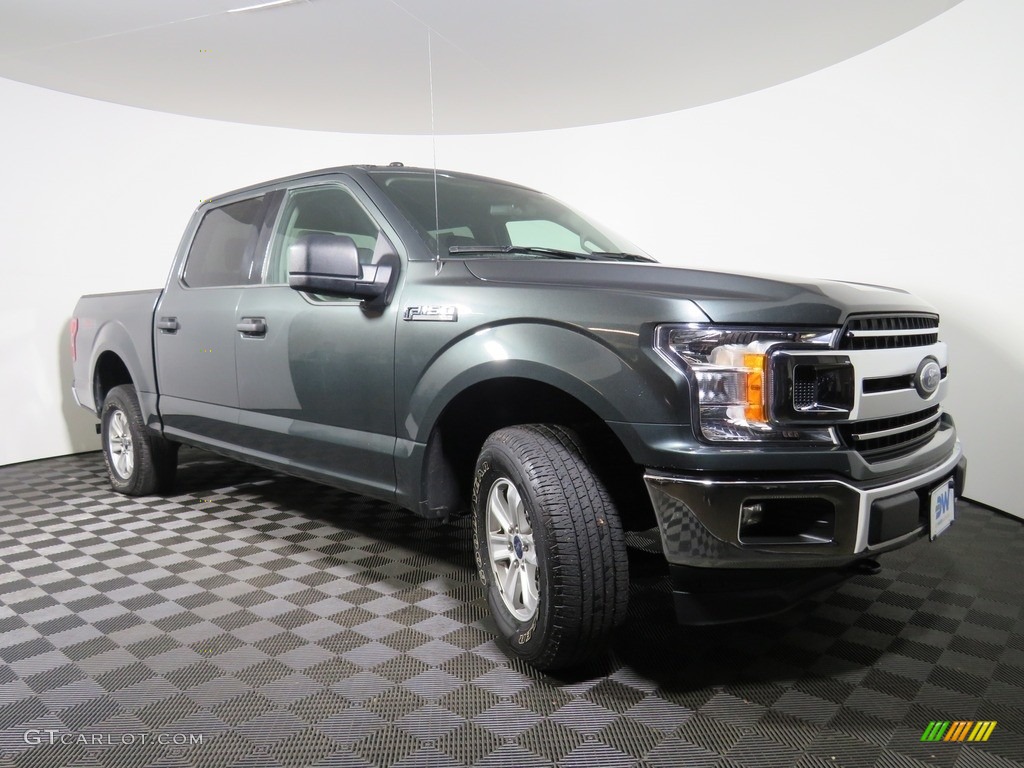 2018 F150 XLT SuperCrew 4x4 - Stone Gray / Earth Gray photo #13