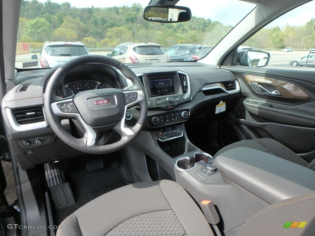 Jet Black Interior 2020 GMC Terrain SLE AWD Photo #135420278
