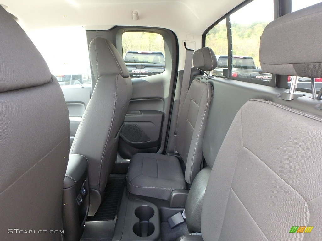 Jet Black Interior 2020 GMC Canyon SLE Extended Cab 4WD Photo #135421547