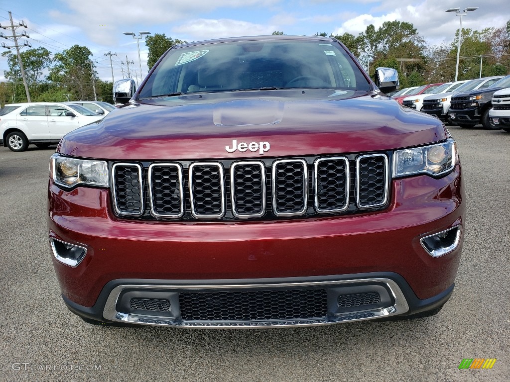 2020 Grand Cherokee Limited 4x4 - Velvet Red Pearl / Light Frost Beige/Black photo #2