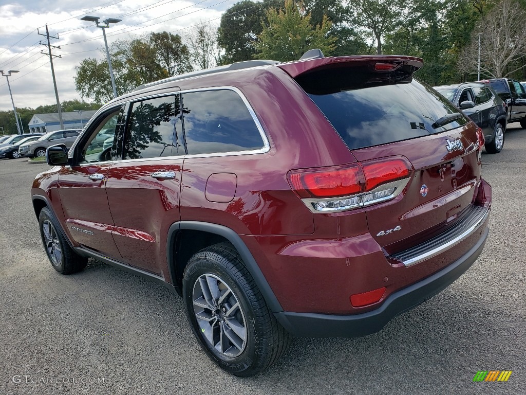 2020 Grand Cherokee Limited 4x4 - Velvet Red Pearl / Light Frost Beige/Black photo #4