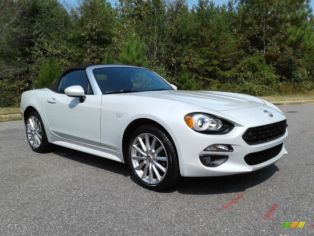 Ceramica Gray Metallic 2019 Fiat 124 Spider Lusso Roadster Exterior Photo #135426017